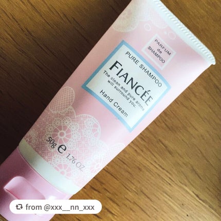 ハンドクリーム ピュアシャンプーの香り/フィアンセ/ハンドクリームを使ったクチコミ(1枚目)