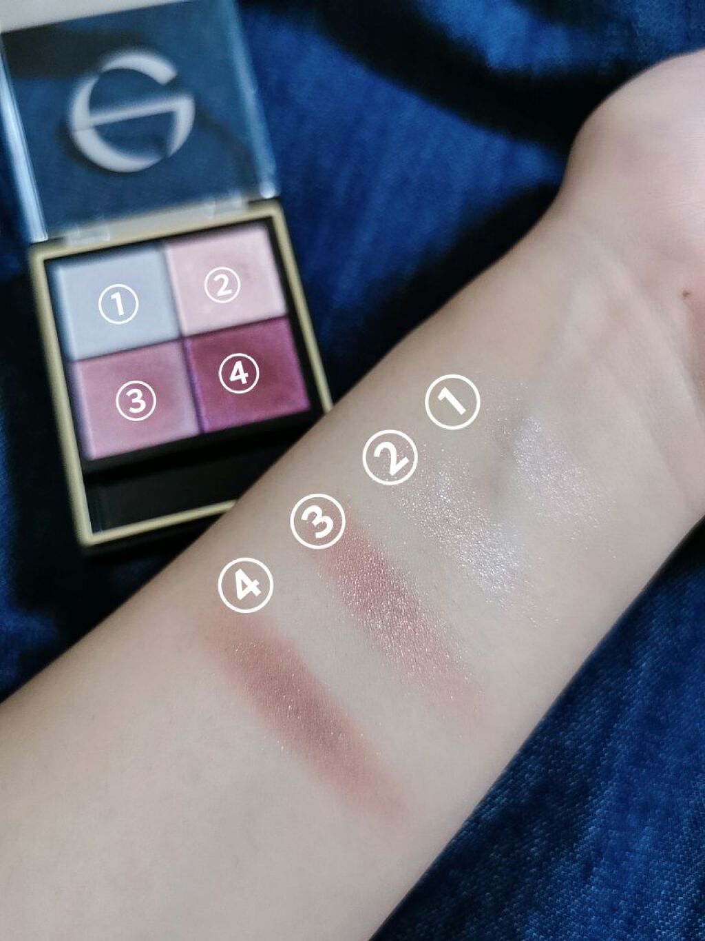 リアルクローズシャドウ/excel/アイシャドウパレットを使ったクチコミ(1枚目)