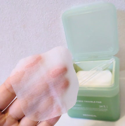 ティーツリー トラブルパッド/MEDIHEAL/トナーパッドを使ったクチコミ(7枚目)