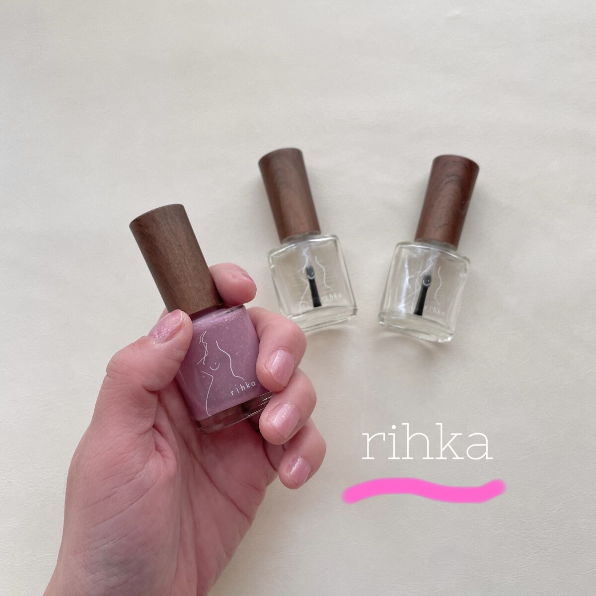 ネイルポリッシュ トップコート/rihka/マニキュアを使ったクチコミ（1枚目）