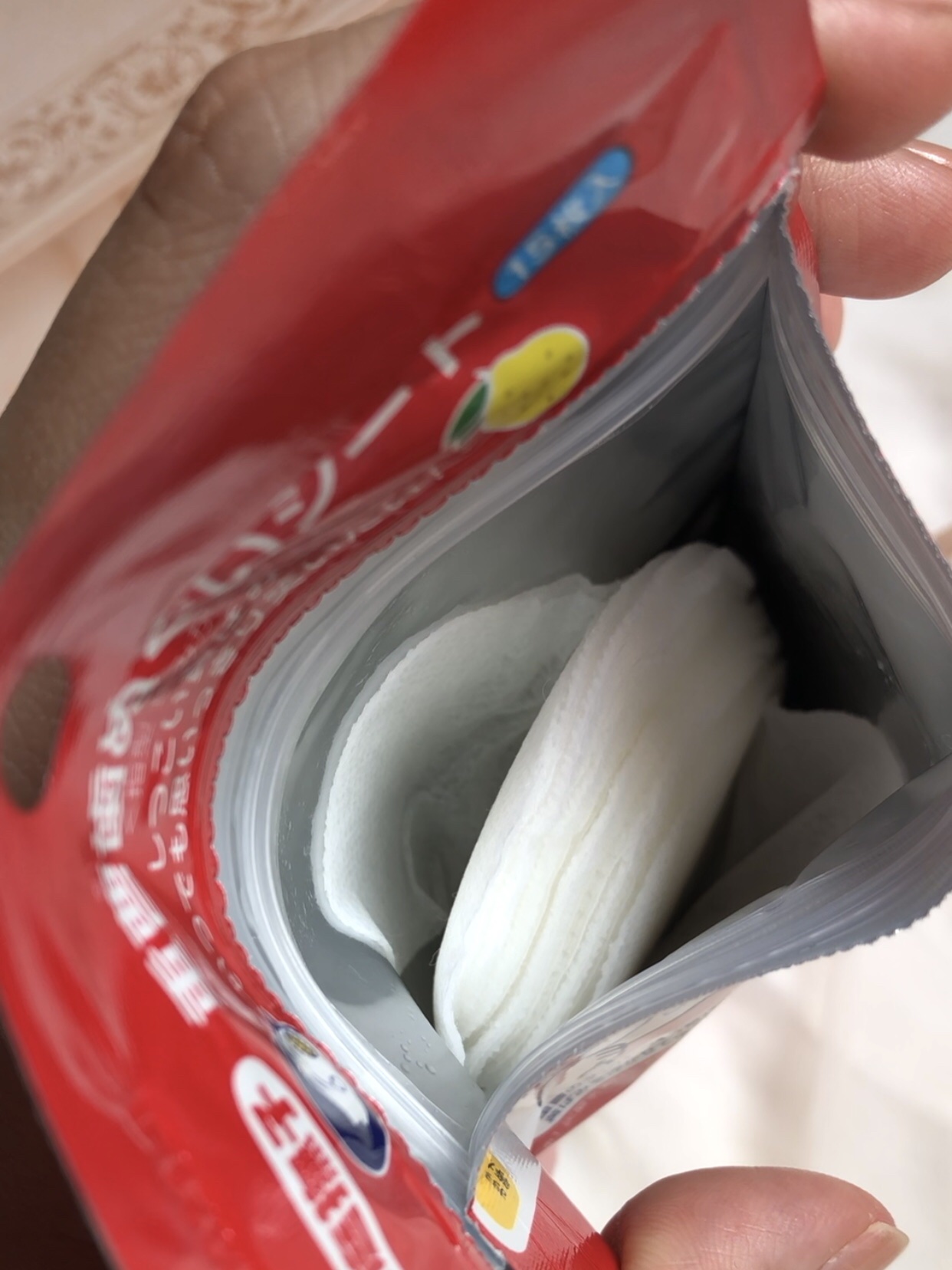 重曹歯ぬぐいシート/歯磨撫子/その他オーラルケアを使ったクチコミ（3枚目）