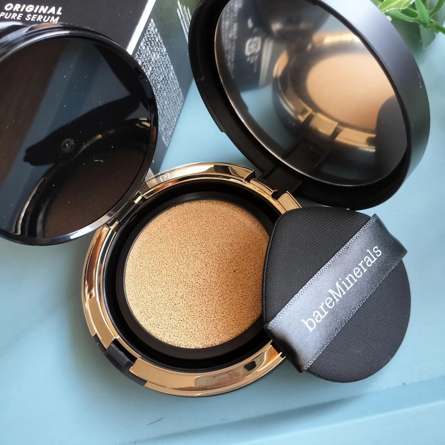 オリジナル ピュア セラム カバーアップ クッション/bareMinerals/クッションファンデーションを使ったクチコミ(2枚目)