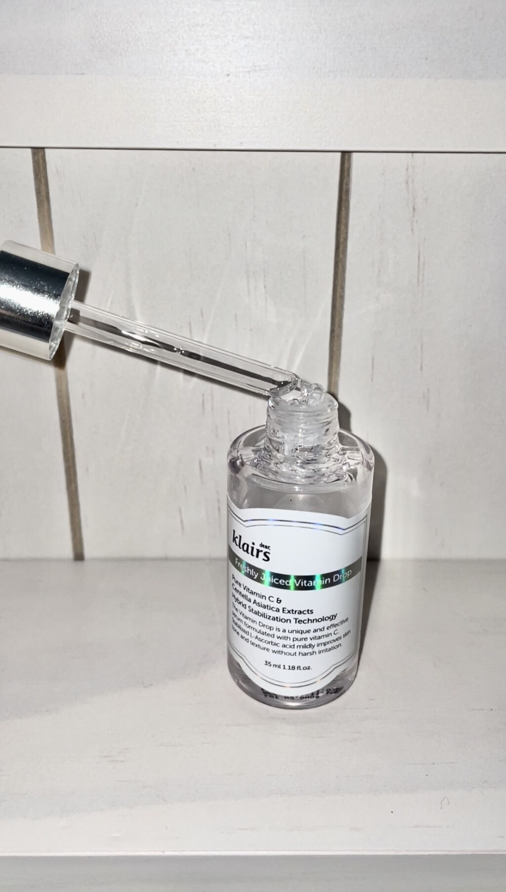 フレッシュリージュースドビタミンドロップ(35ml)/Klairs/美容液を使ったクチコミ（2枚目）