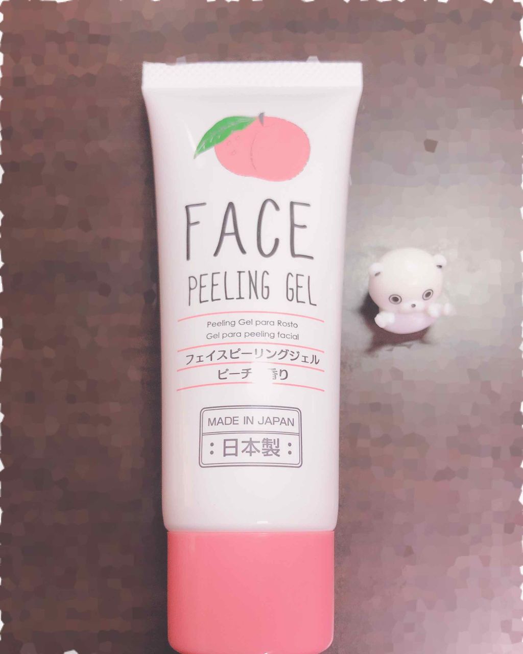 フェイスピーリングジェル ピーチの香り/DAISO/ピーリングを使ったクチコミ（2枚目）