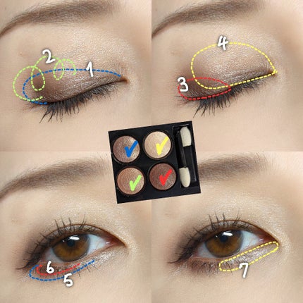 レ キャトル オンブル/CHANEL/アイシャドウパレットを使ったクチコミ(3枚目)