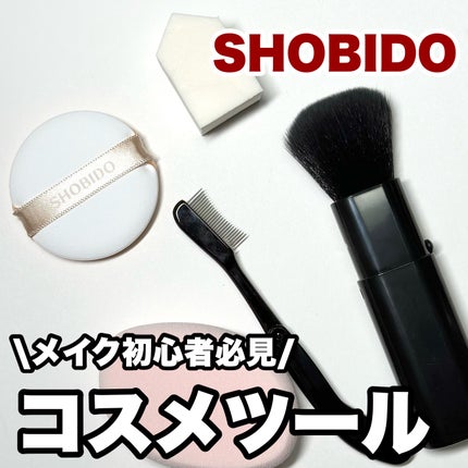 パウダー&チークブラシ スライドタイプ/SHOBIDO/メイクブラシを使ったクチコミ(1枚目)