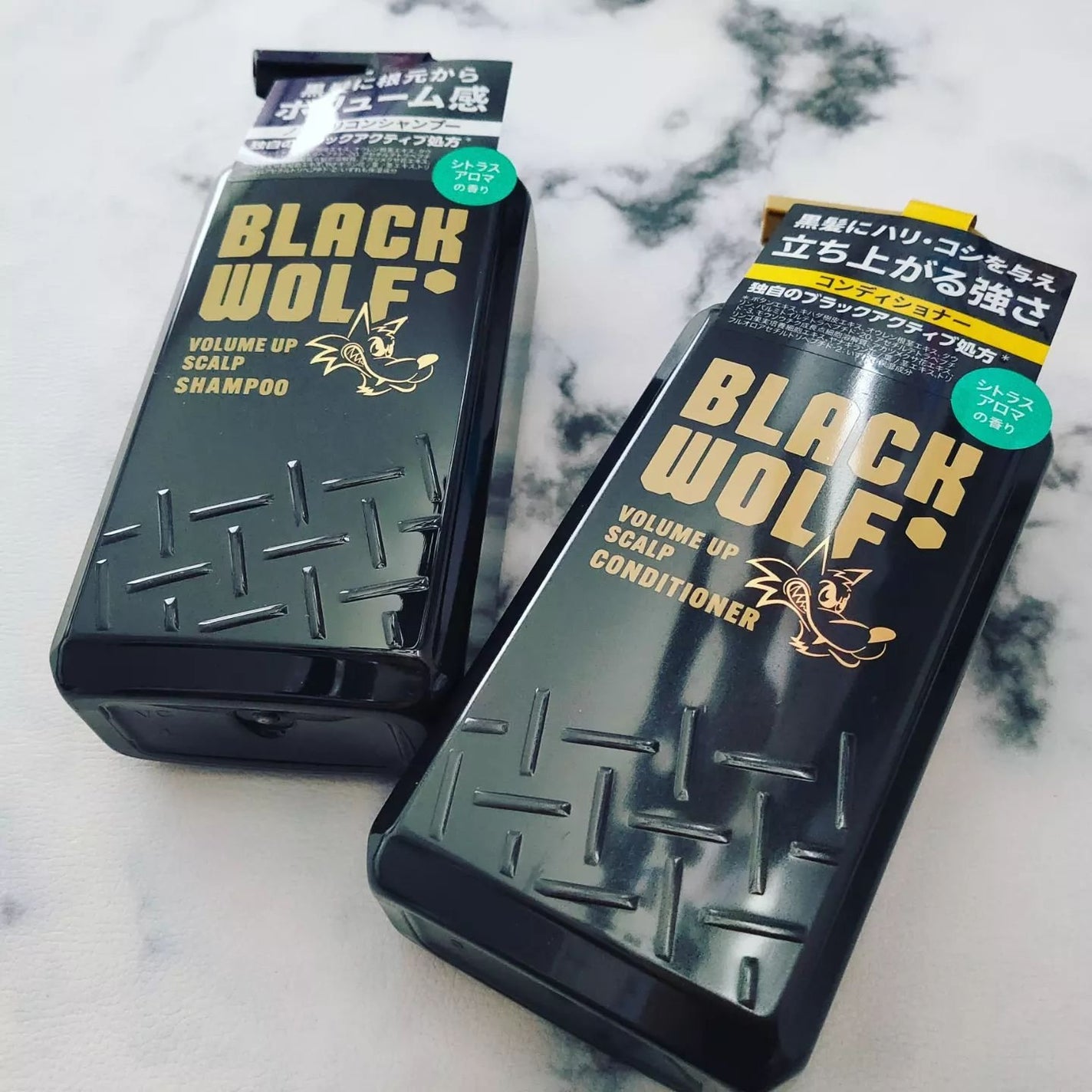ブラックウルフ ボリュームアップスカルプシャンプー/大正製薬/市販シャンプーを使ったクチコミ(4枚目)