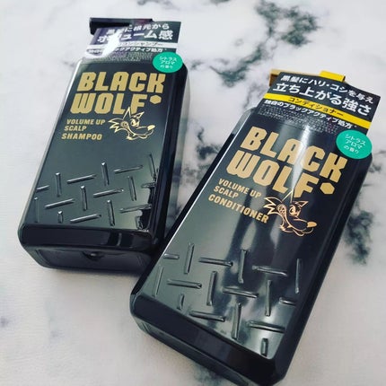 ブラックウルフ ボリュームアップスカルプシャンプー/大正製薬/市販シャンプーを使ったクチコミ(4枚目)