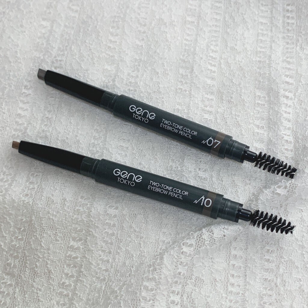 ツートンカラーアイブロウペンシル/GENE TOKYO/アイブロウペンシルを使ったクチコミ(3枚目)