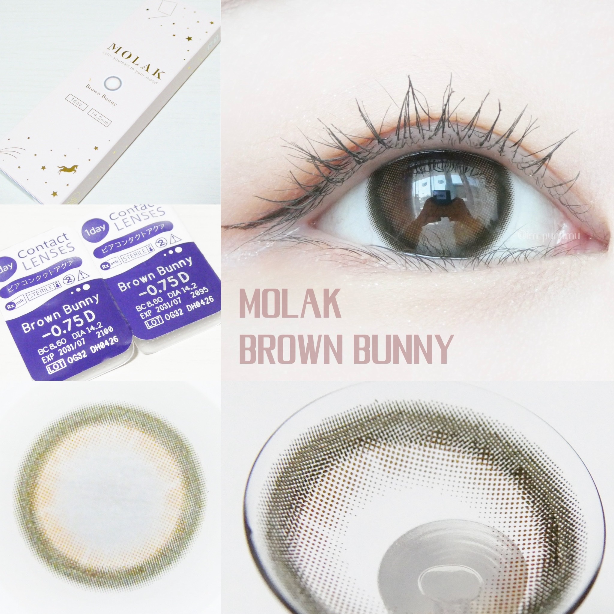 MOLAK 1day/MOLAK/ワンデー（１DAY）カラコンを使ったクチコミ（2枚目）