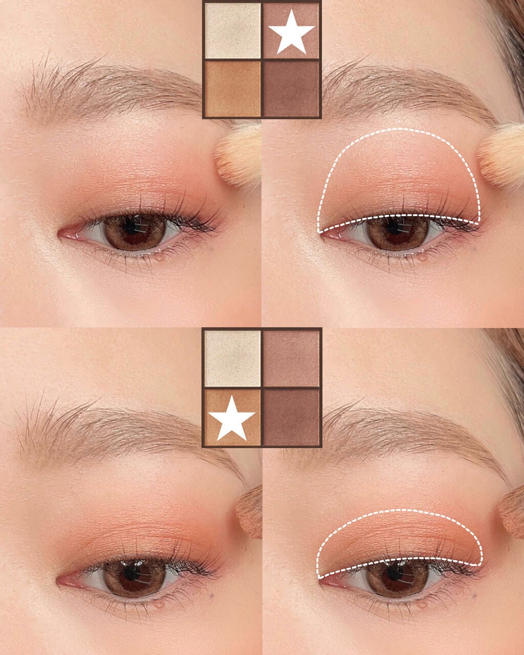 ニュアンスオンアイシャドウ/CEZANNE/アイシャドウパレットを使ったクチコミ(1枚目)