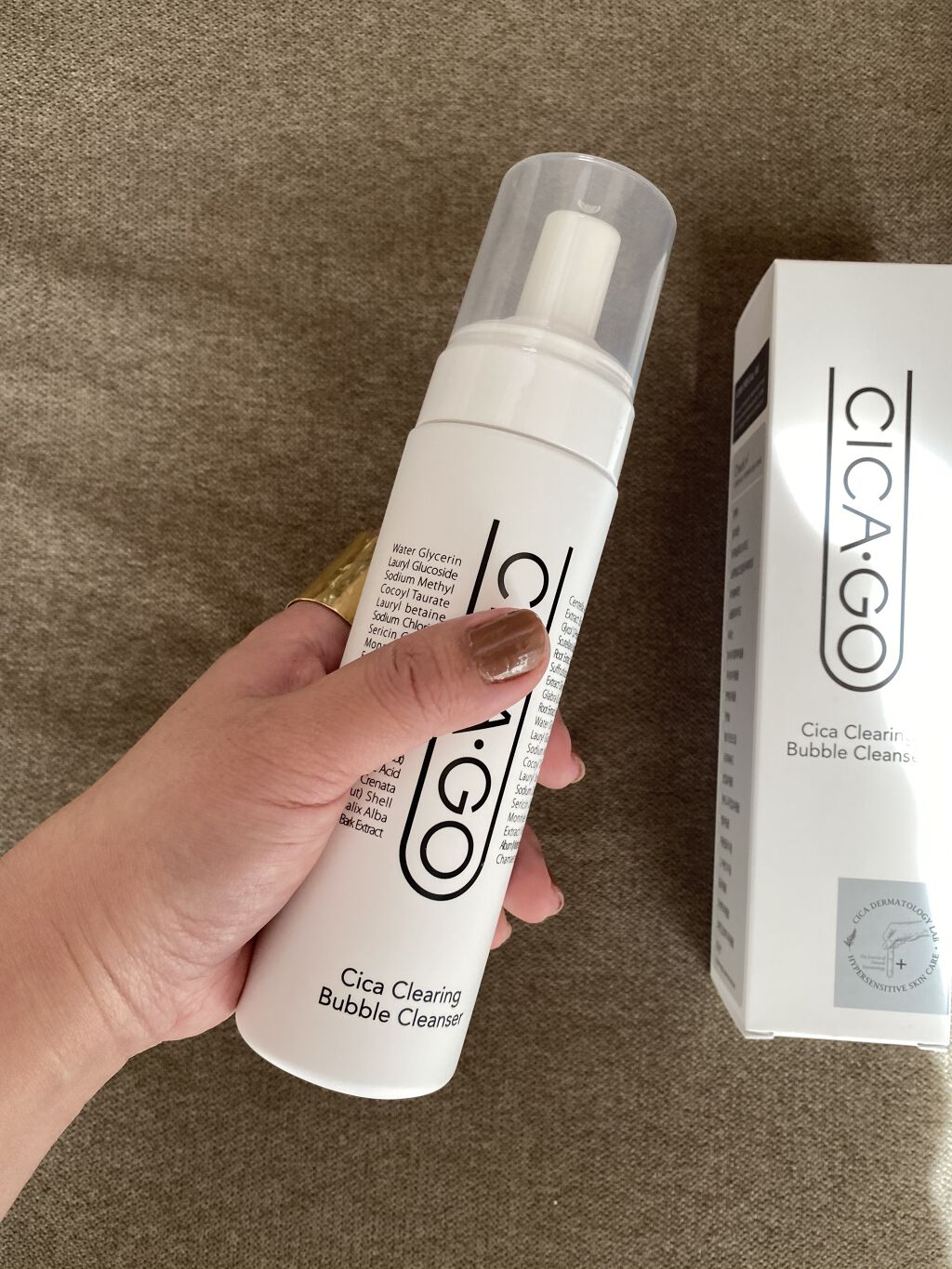 シカゴー シカクリアリング バブルクレンザー/ISOI/泡洗顔を使ったクチコミ（2枚目）