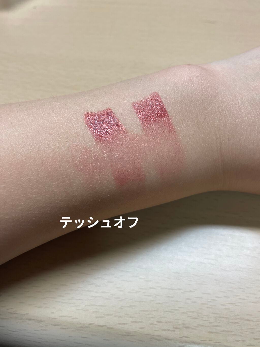 ラスティンググロスリップ/CEZANNE/口紅を使ったクチコミ(3枚目)