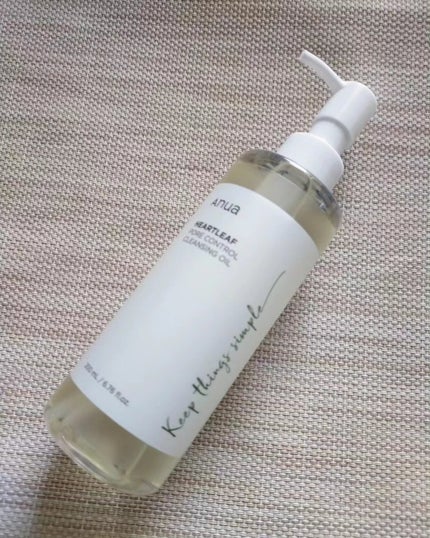 ドクダミ ポアコントロールクレンジングオイル/Anua/オイルクレンジングを使ったクチコミ(1枚目)