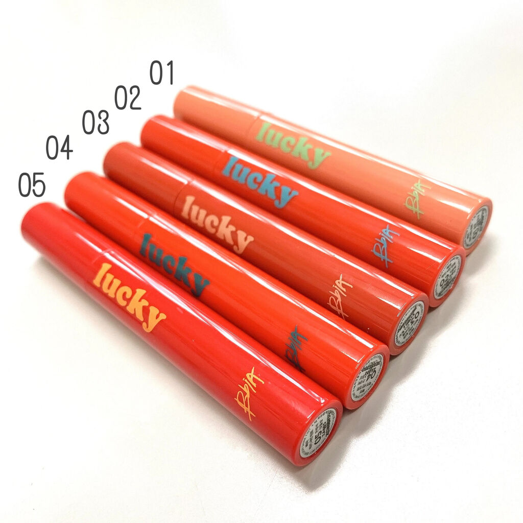 ラッキーシャインティント 01幸運/BBIA/リップティントを使ったクチコミ（2枚目）