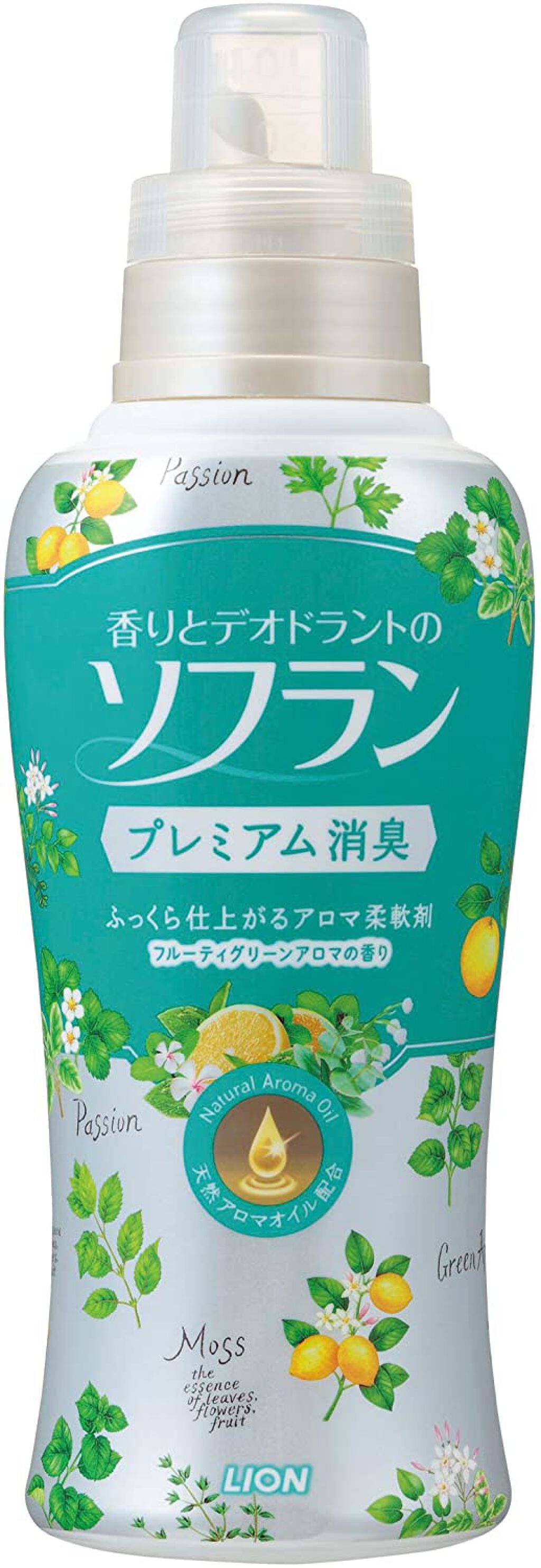 香りとデオドラントのソフランフルーティーグリーンアロマの香り 本体 620ml