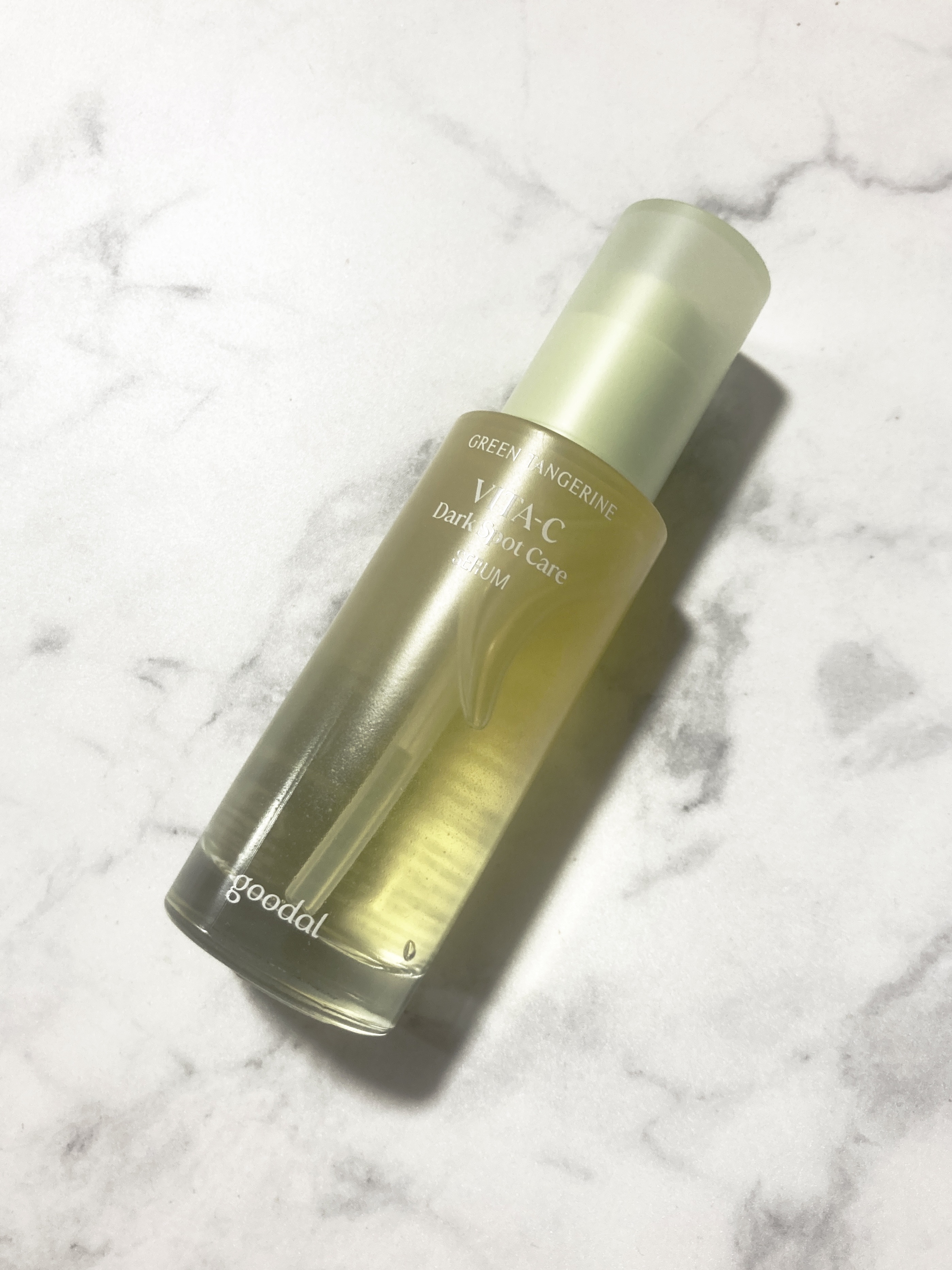 グリーンタンジェリン ビタC ダークスポットケアセラム/goodal/美容液を使ったクチコミ（2枚目）