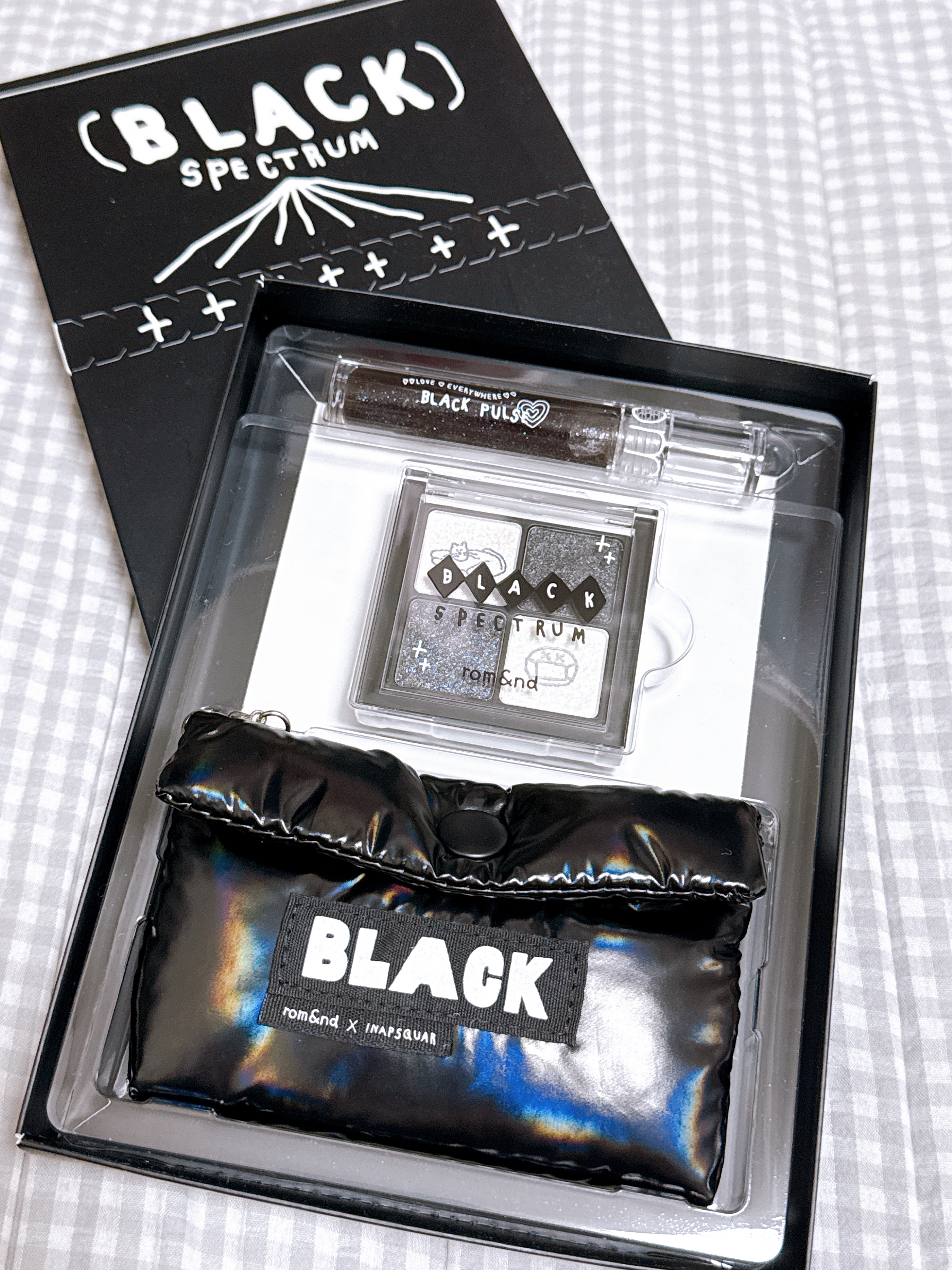 ブラックスペクトラムエディション（rom&nd×INAPSQUARE）/rom&nd/メイクアップキットを使ったクチコミ（1枚目）