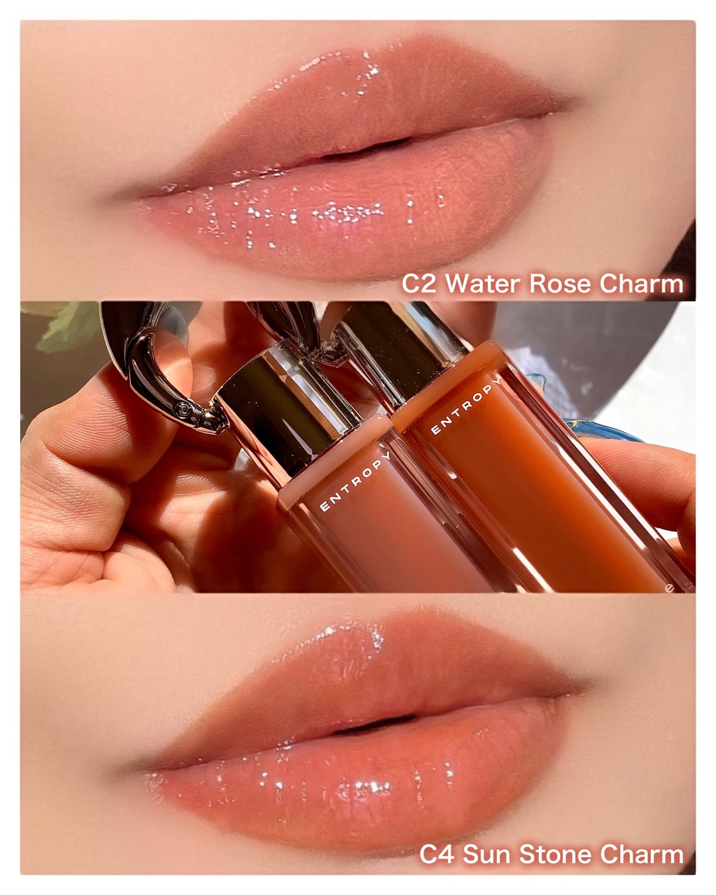 Charm Tint Base Blurry/ENTROPY/口紅を使ったクチコミ(6枚目)