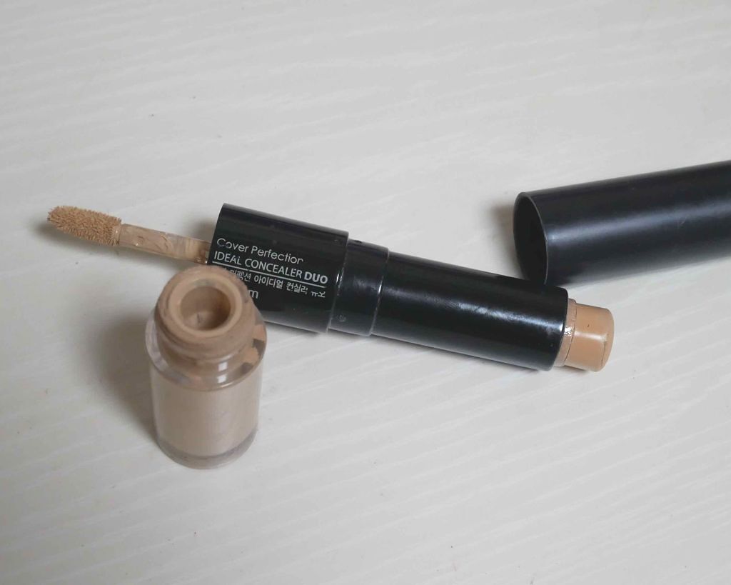 カバーパーフェクション アイディールコンシーラー デュオ/the SAEM/スティックコンシーラーを使ったクチコミ(2枚目)