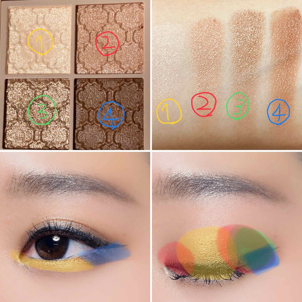 グロッシーリッチ アイズ N/Visée/アイシャドウパレットを使ったクチコミ(2枚目)