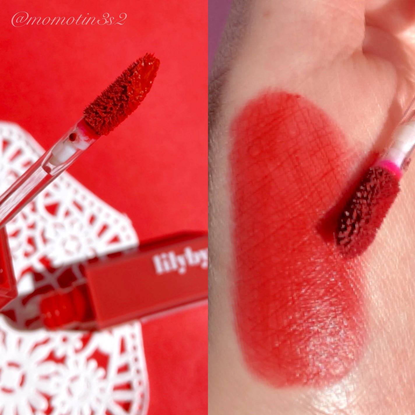 ムードライアー ベルベットティント/lilybyred/リップティントを使ったクチコミ(5枚目)