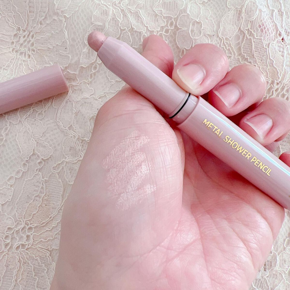 ウォンジョンヨ　メタルシャワーペンシル/Wonjungyo/スティックアイシャドウを使ったクチコミ（3枚目）