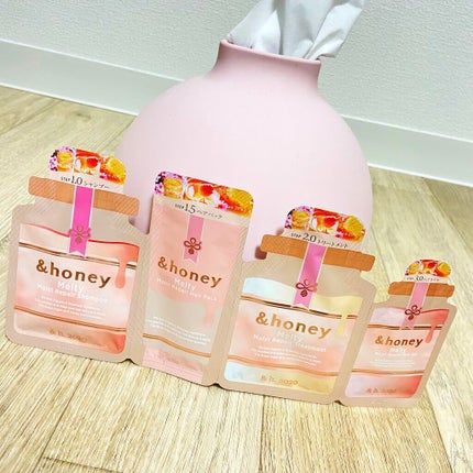 &honey Melty モイストリペア シャンプー1.0/モイストリペア ヘアトリートメント2.0/&honey/市販シャンプーを使ったクチコミ(1枚目)