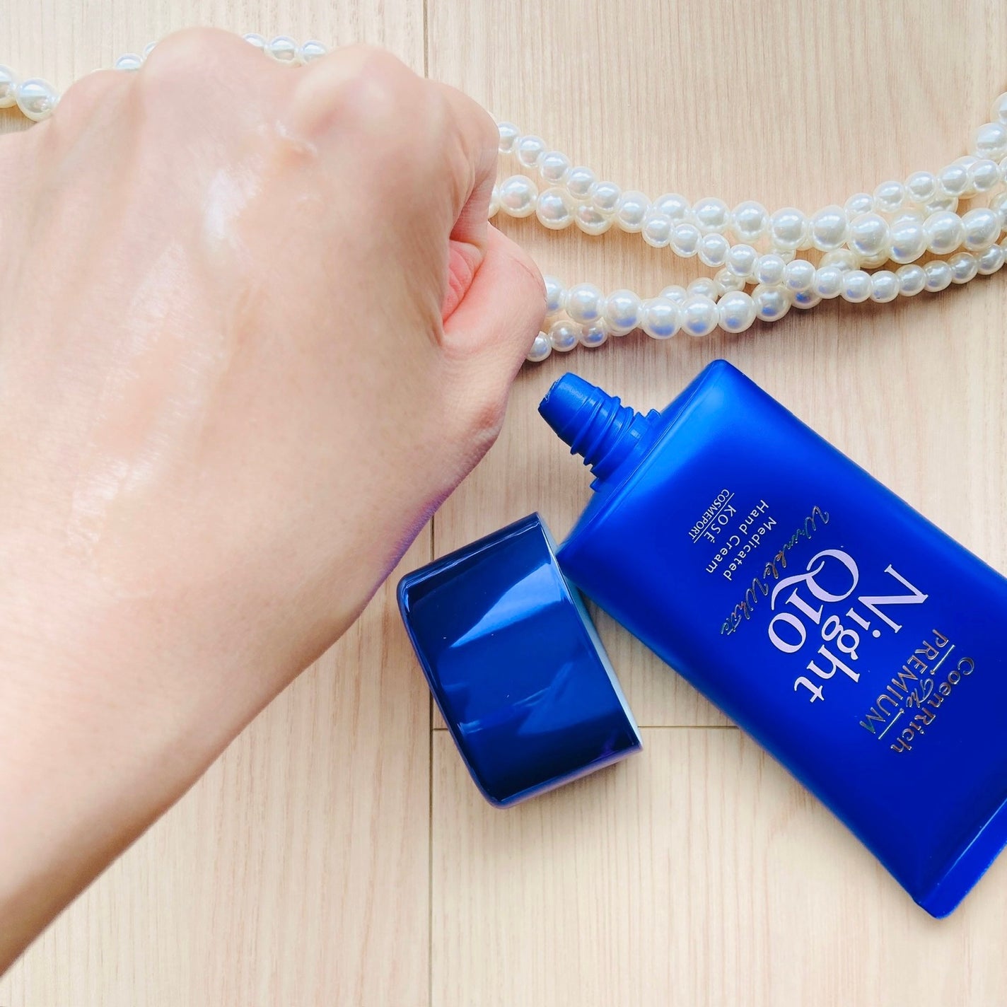 コエンリッチ ザ プレミアム 薬用リンクルナイト ハンドクリーム 【医薬部外品】/コエンリッチQ10/ハンドクリームを使ったクチコミ(5枚目)