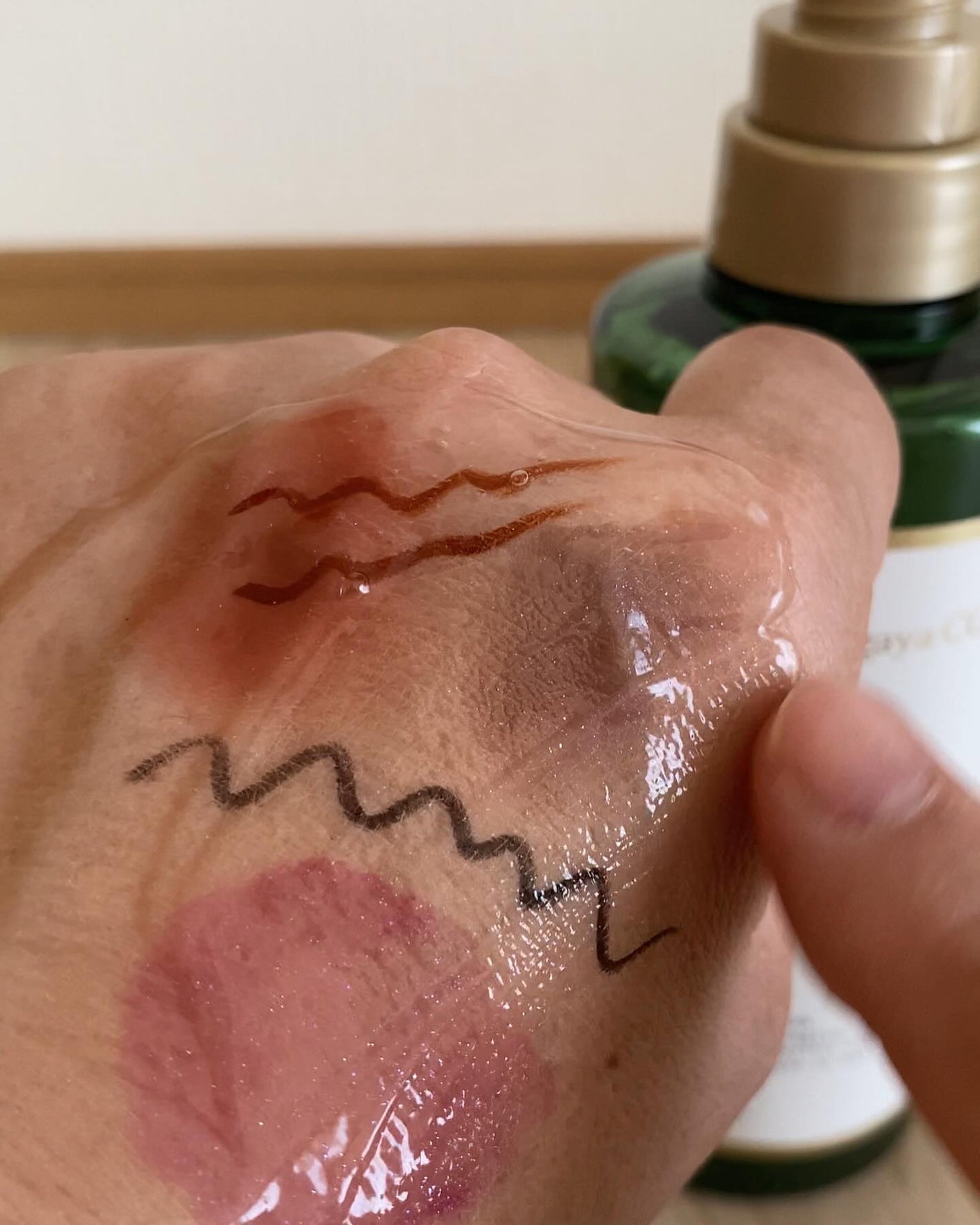 クリアクレンジング 京都宇治茶葉/世田谷コスメ/クレンジングジェルを使ったクチコミ(4枚目)