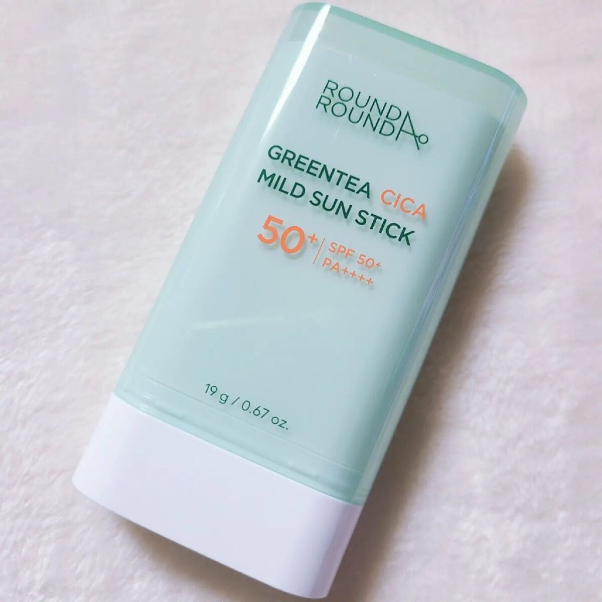 グリーンティー CICA マイルド サンスティック/ラウンドアラウンド/日焼け止めスティックを使ったクチコミ（2枚目）