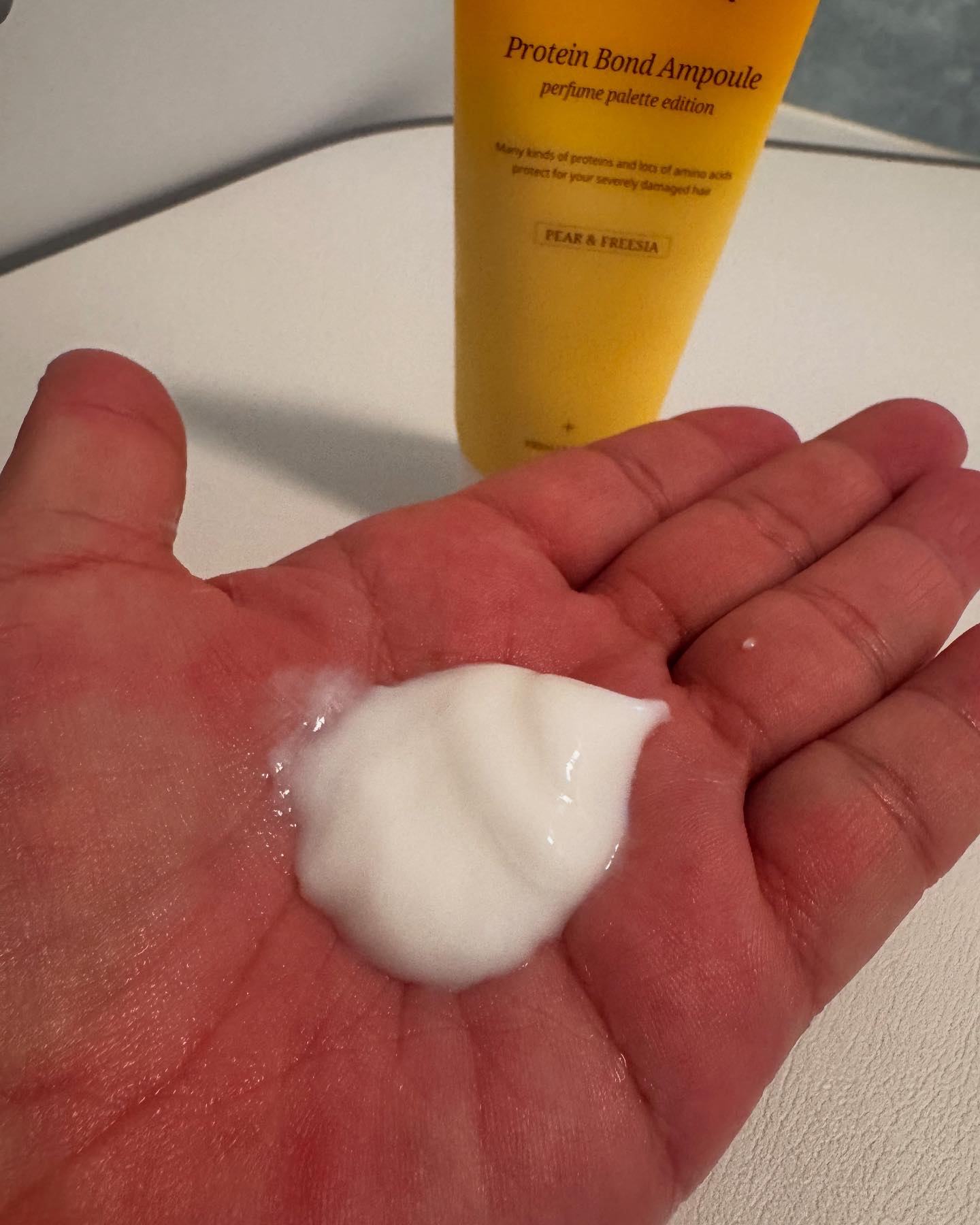 Protein Bond Ampoule Pear&Freesia/HAIRPLUS/アウトバストリートメントを使ったクチコミ（3枚目）