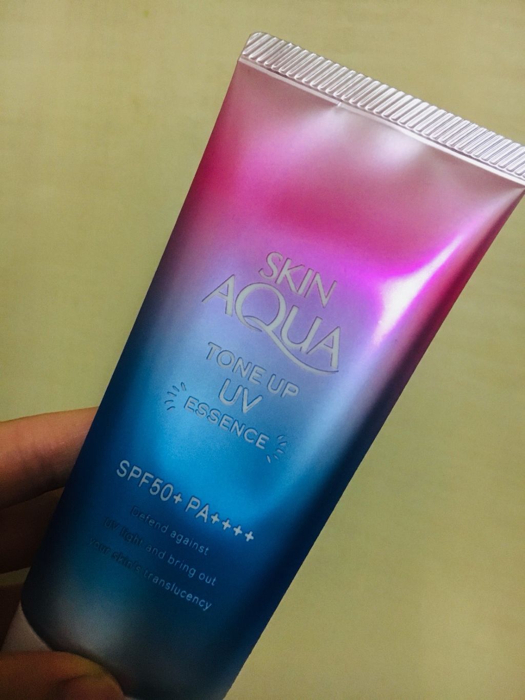 スキンアクア トーンアップUVエッセンス/スキンアクア/日焼け止めクリームを使ったクチコミ(1枚目)