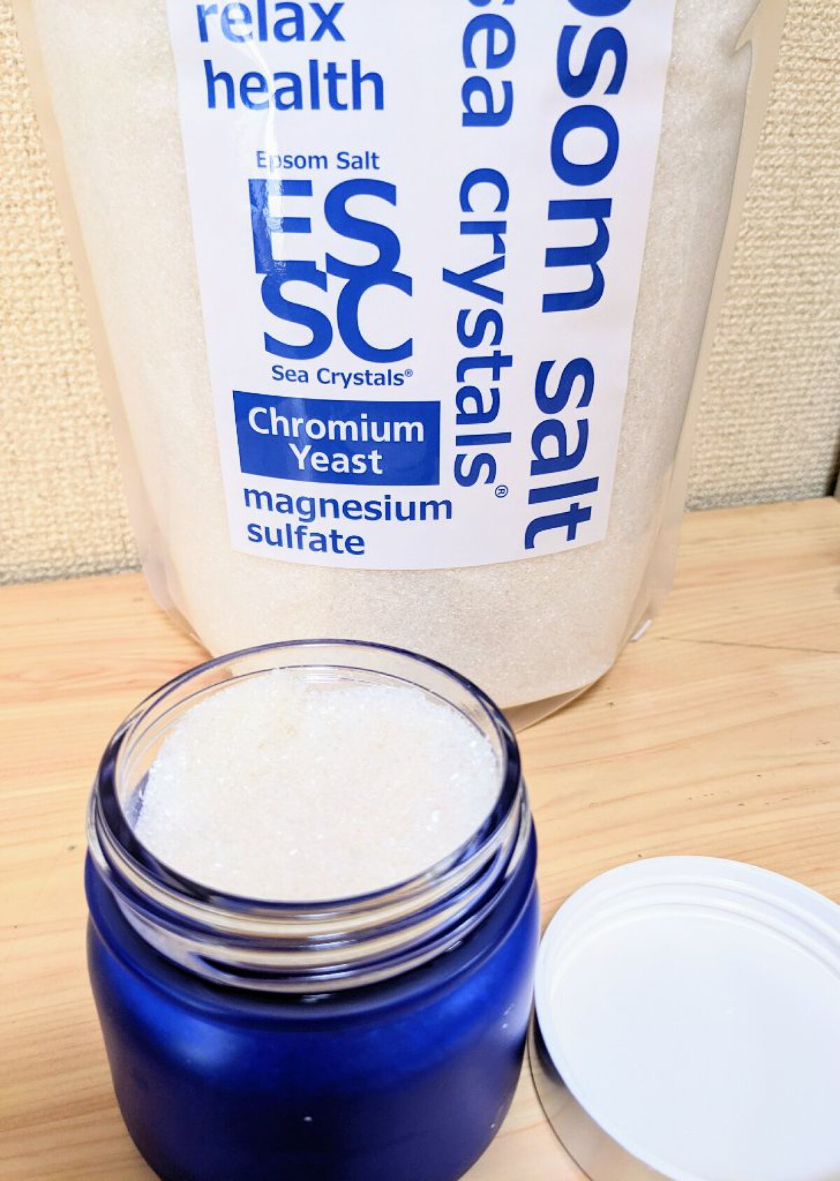 シークリスタルス エプソムソルト オリジナル/sea crystals/無機塩系入浴剤を使ったクチコミ（2枚目）