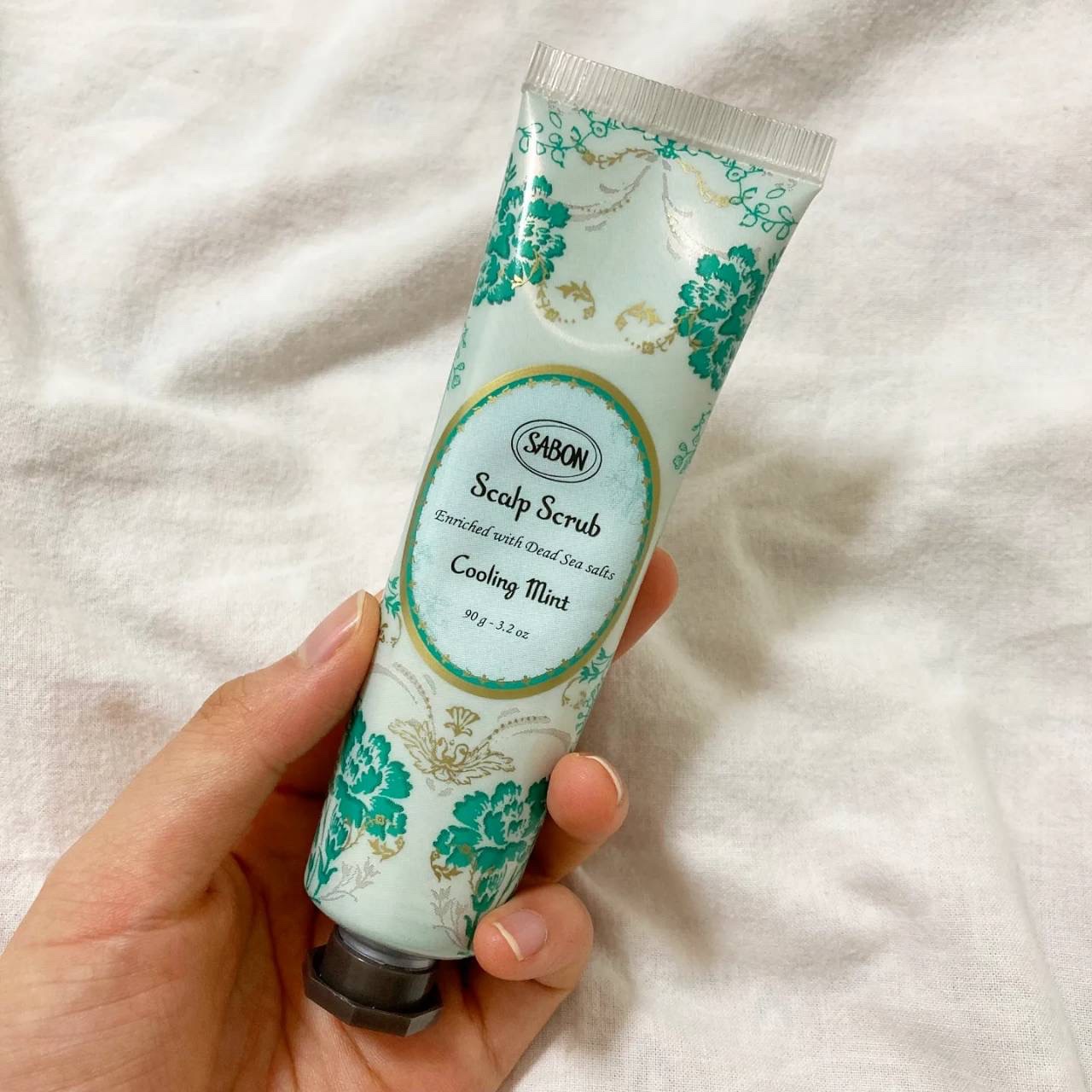 ヘッドスクラブ リフレッシング(ミント)/SABON/ヘッドスクラブを使ったクチコミ（2枚目）