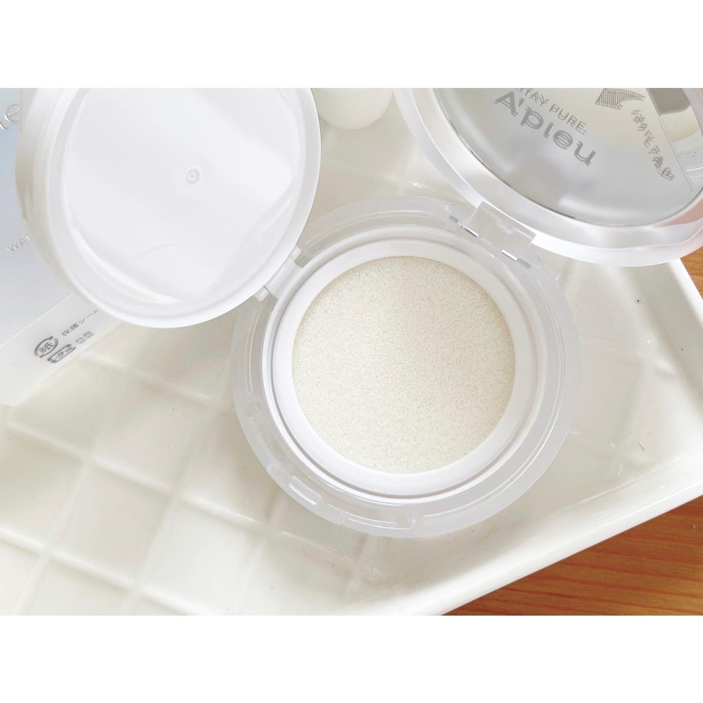 ウォーターロック サラサラパクト/A’pieu/フェイスパウダーを使ったクチコミ(3枚目)