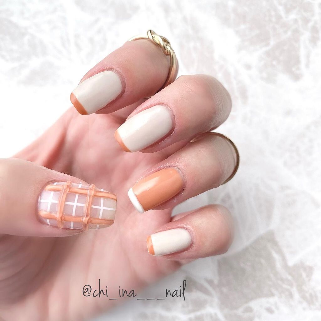 プリティーカラージェル/グレースジェル/ジェルネイルを使ったクチコミ（3枚目）