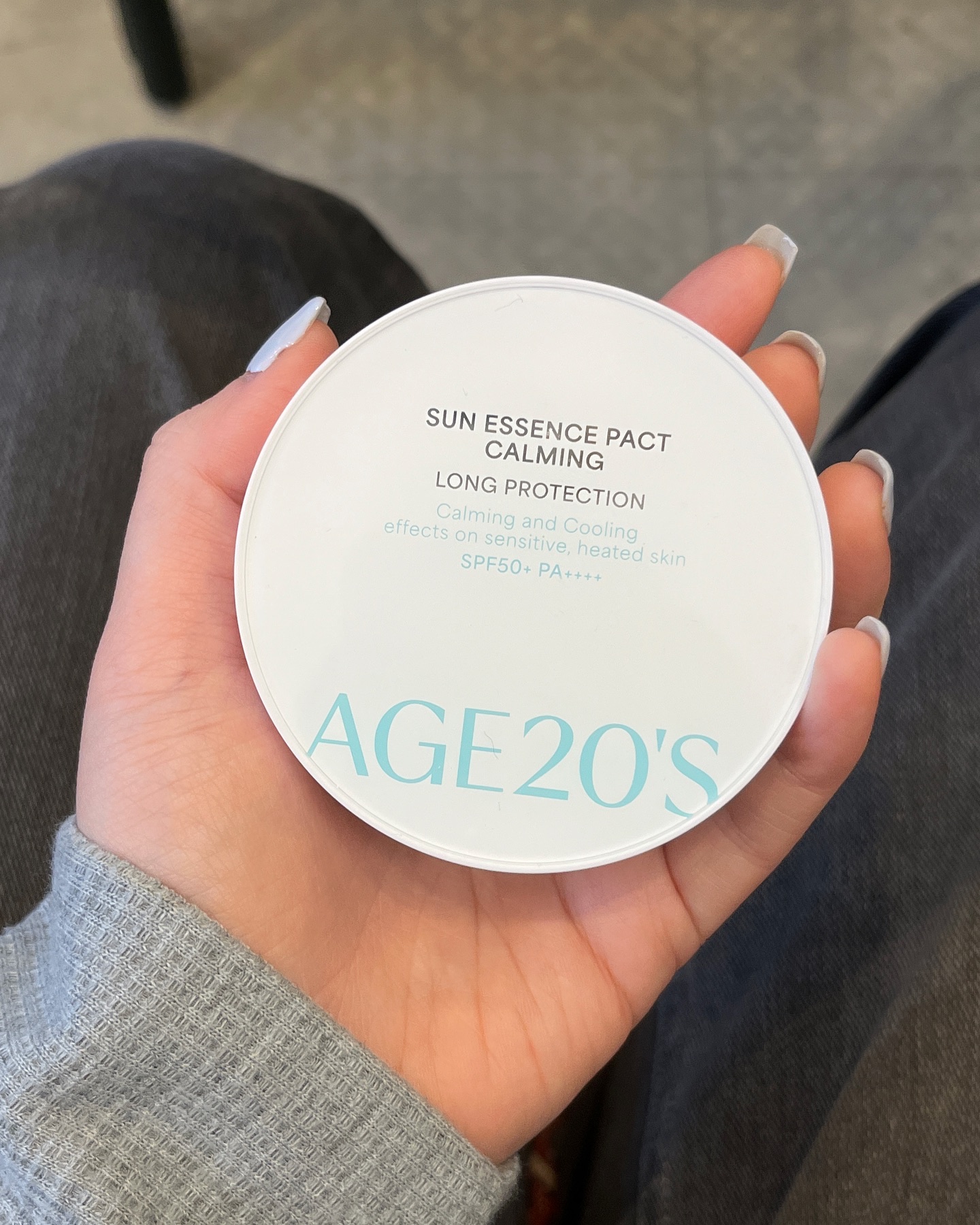 サンエッセンスパクト カーミングロングプロテクション/AGE20’s/日焼け止めクリームを使ったクチコミ（1枚目）