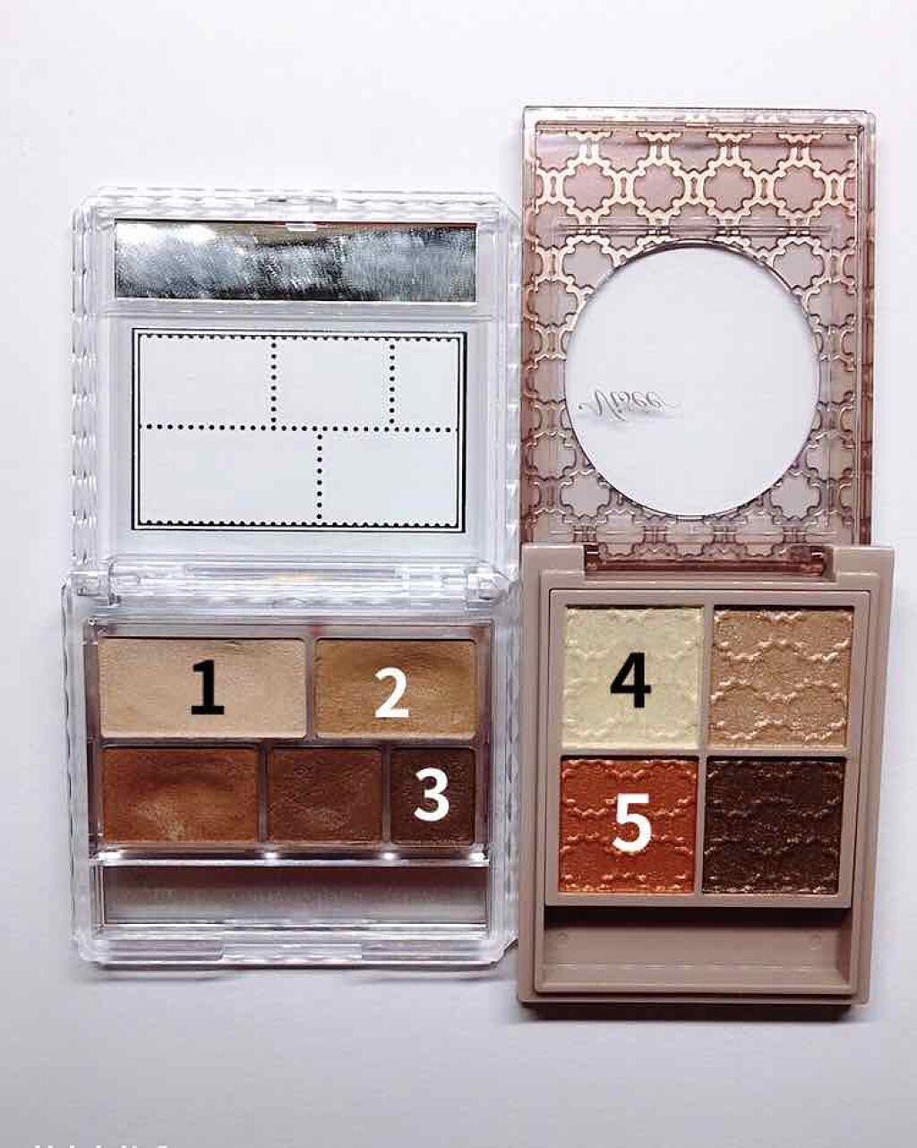 グロッシーリッチ アイズ N/Visée/アイシャドウパレットを使ったクチコミ（3枚目）