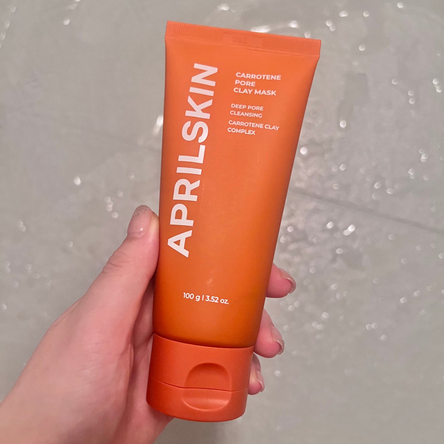 カロテン毛穴レスクレイパック/APRILSKIN/洗い流すパック・マスクを使ったクチコミ(1枚目)