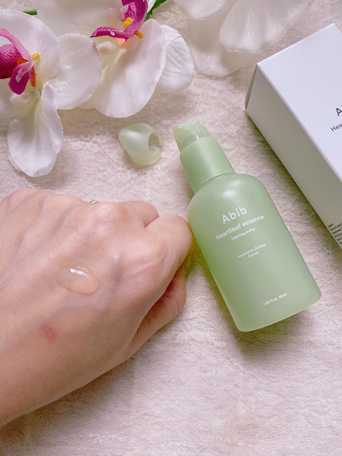 ドクダミ エッセンス カーミングポンプ/Abib /美容液を使ったクチコミ(3枚目)