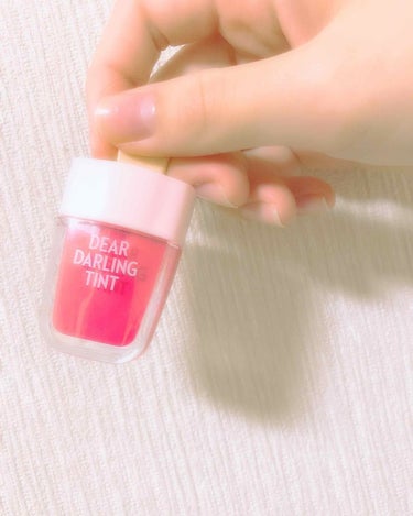 CANMAKEのリップ＆チークジェル 02とETUDE HOUSEのDear Darling Tint です

リップ＆チークは02番、オレンジレッドのような発色です！コンパクトでポーチにポンッと入れら