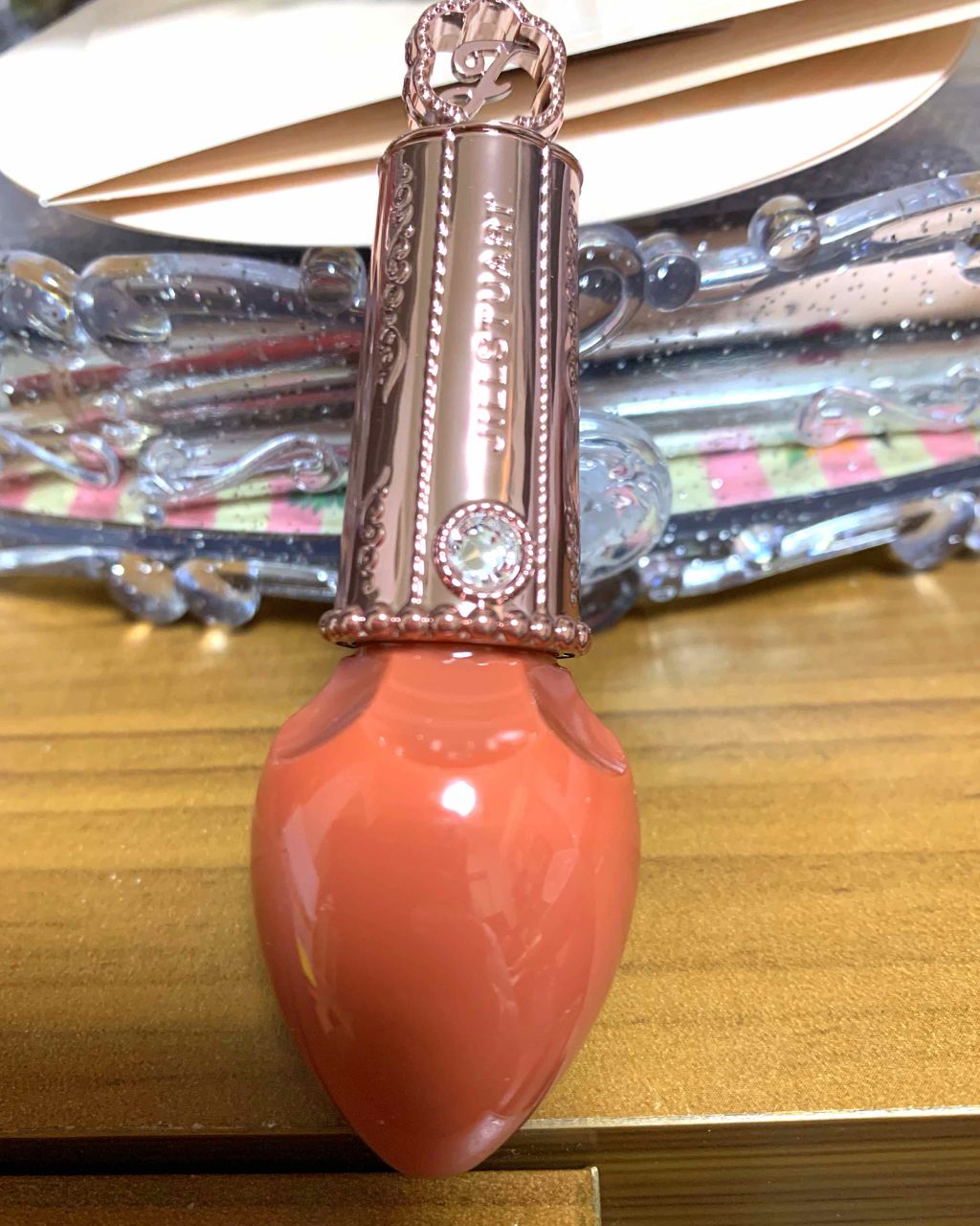 フォーエヴァージューシー オイルルージュ/JILL STUART/口紅を使ったクチコミ(1枚目)