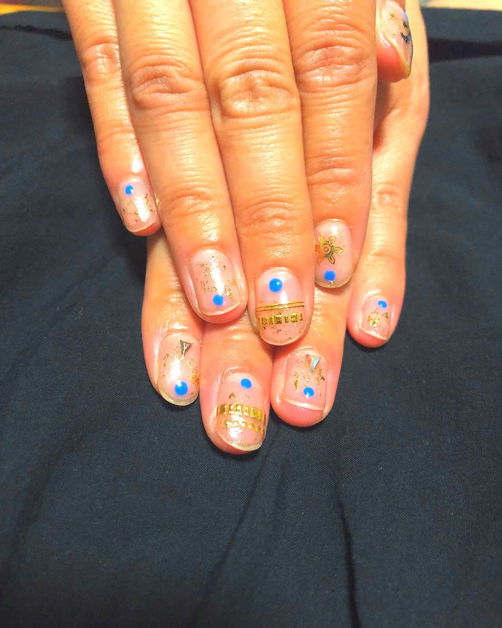 ネイルシール/セリア/ネイルシールを使ったクチコミ（1枚目）