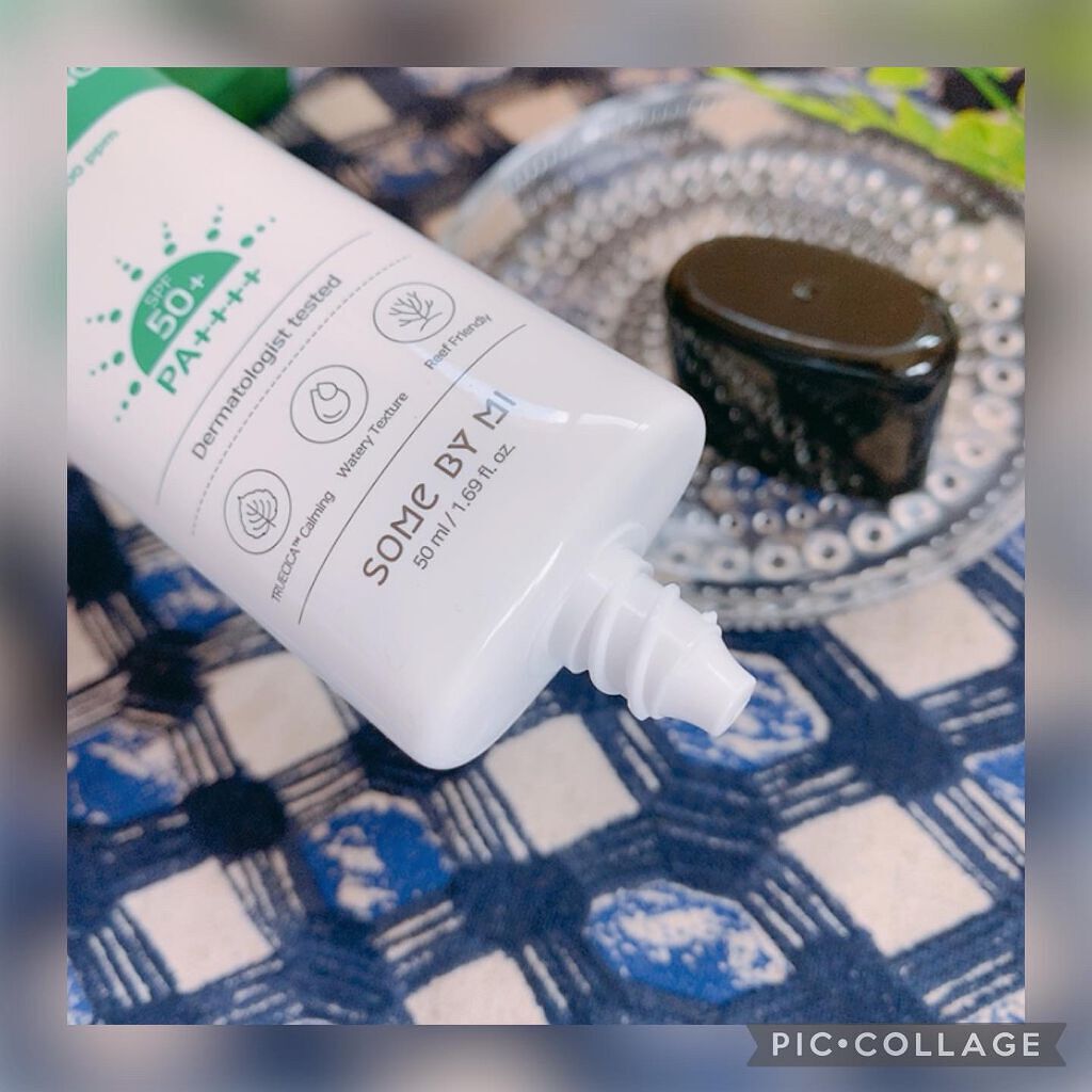 TRUECICA アクアカーミング日焼け止め/SOME BY MI/日焼け止めクリームを使ったクチコミ(2枚目)