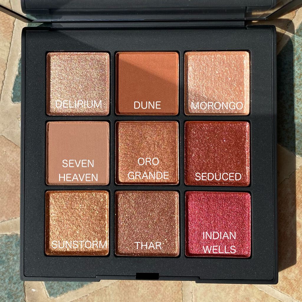 サマーソルスティス アイシャドーパレット/NARS/アイシャドウパレットを使ったクチコミ（2枚目）