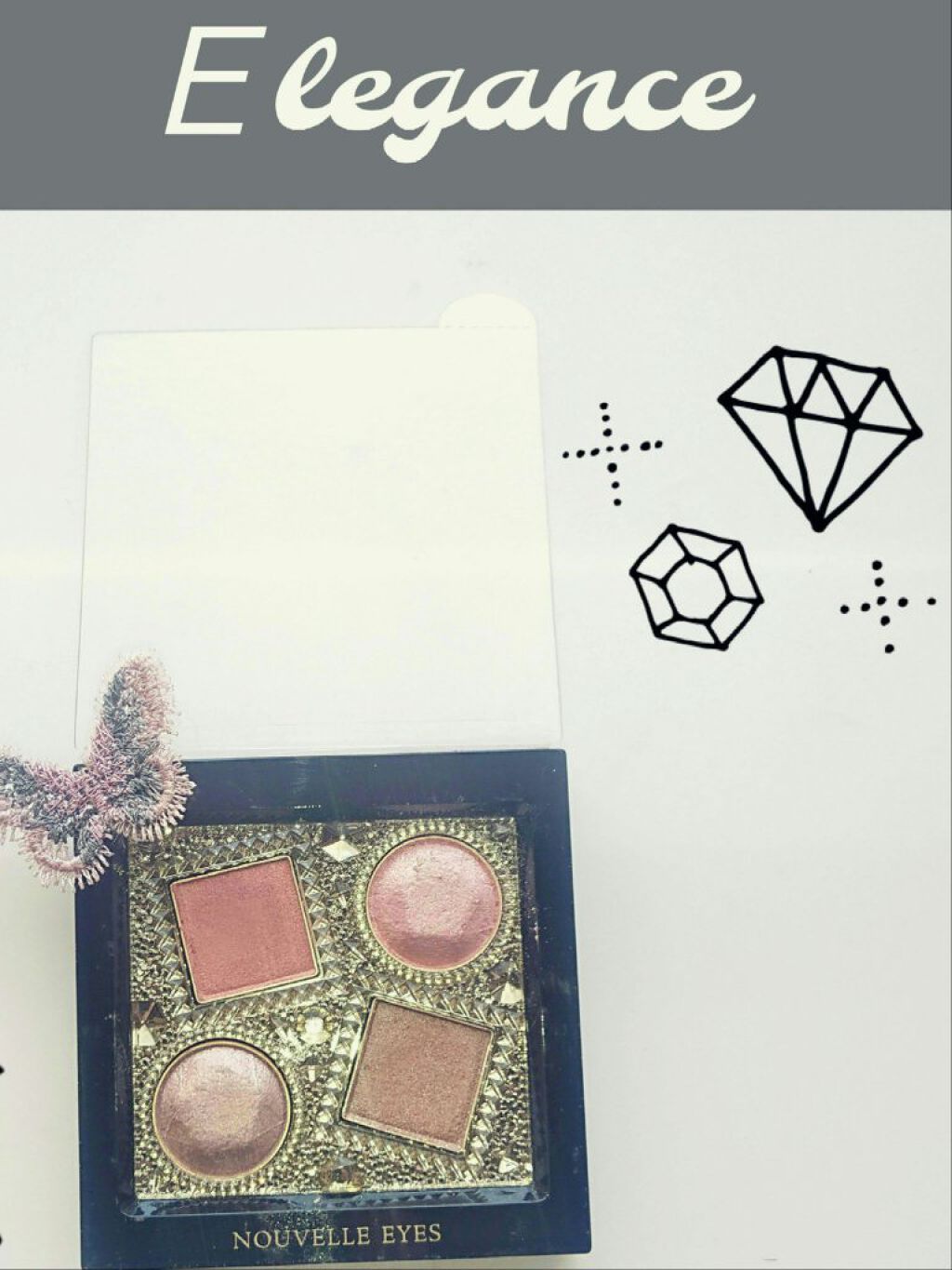 エレガンス ヌーヴェル アイズ/Elégance/アイシャドウパレットを使ったクチコミ(1枚目)