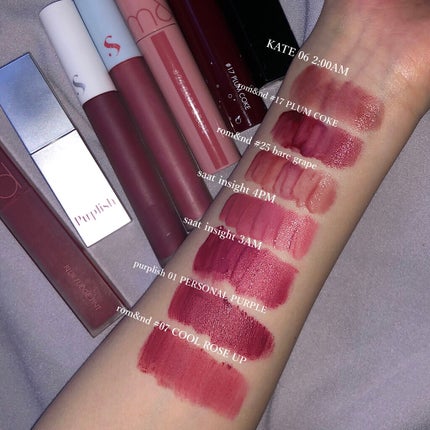 PERSONAL VELVET LIP TINT/purplish/口紅を使ったクチコミ(3枚目)