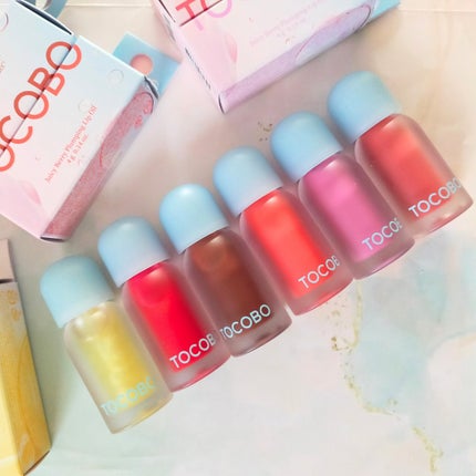 ジューシーベリープランピングリップオイル/TOCOBO/リップグロスを使ったクチコミ(5枚目)