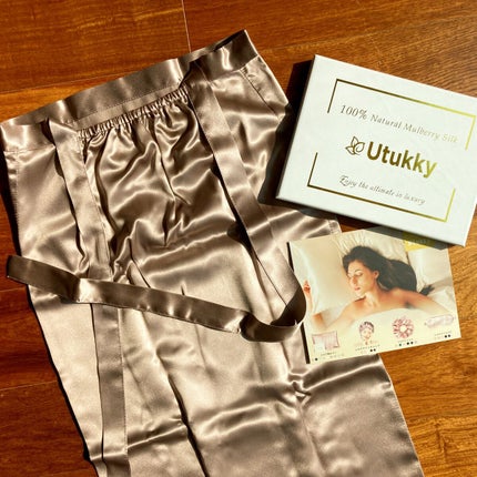 シルクナイトキャップ/Utukky/ヘアケアグッズを使ったクチコミ(1枚目)